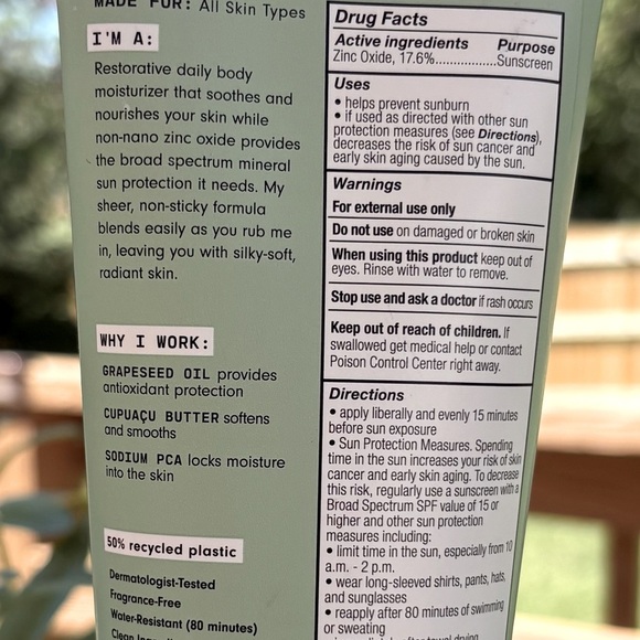 Versed Total Package Replenishing Body Lotion SPF 30 | 6 fl. oz | NWT - Picture 5 of 5